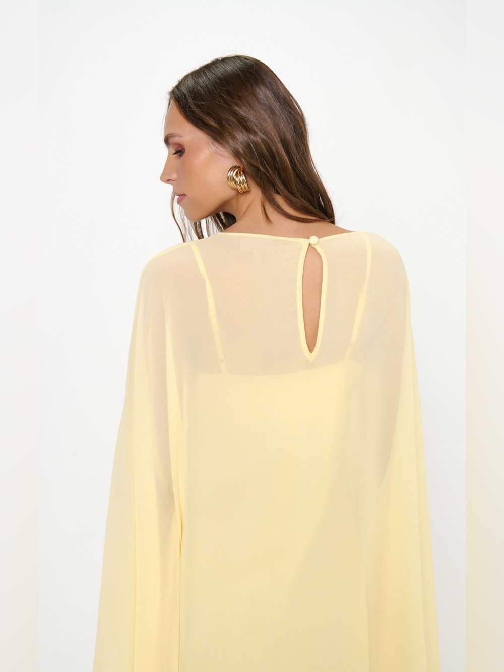 NWT Show Me Your Mumu Olsen Maxi Dress size Large L yellow - Picture 2 of 5